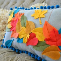 How-To: Falling Leaves Felt Pillow