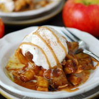 Recipe: Bloomin’ Baked Caramel Apples