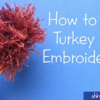 How-To: Turkey Work Embroidery Stitch