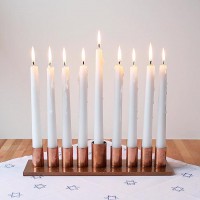 How-To: DIY Modern Copper Menorah