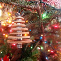 DIY Industrial Christmas Ornament