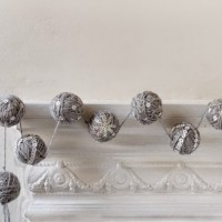 How-To: Sequin and Yarn Ball Garland