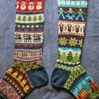 Festive Fair Isle Christmas Stockings