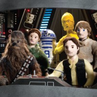 Star Wars Scenes In Felt