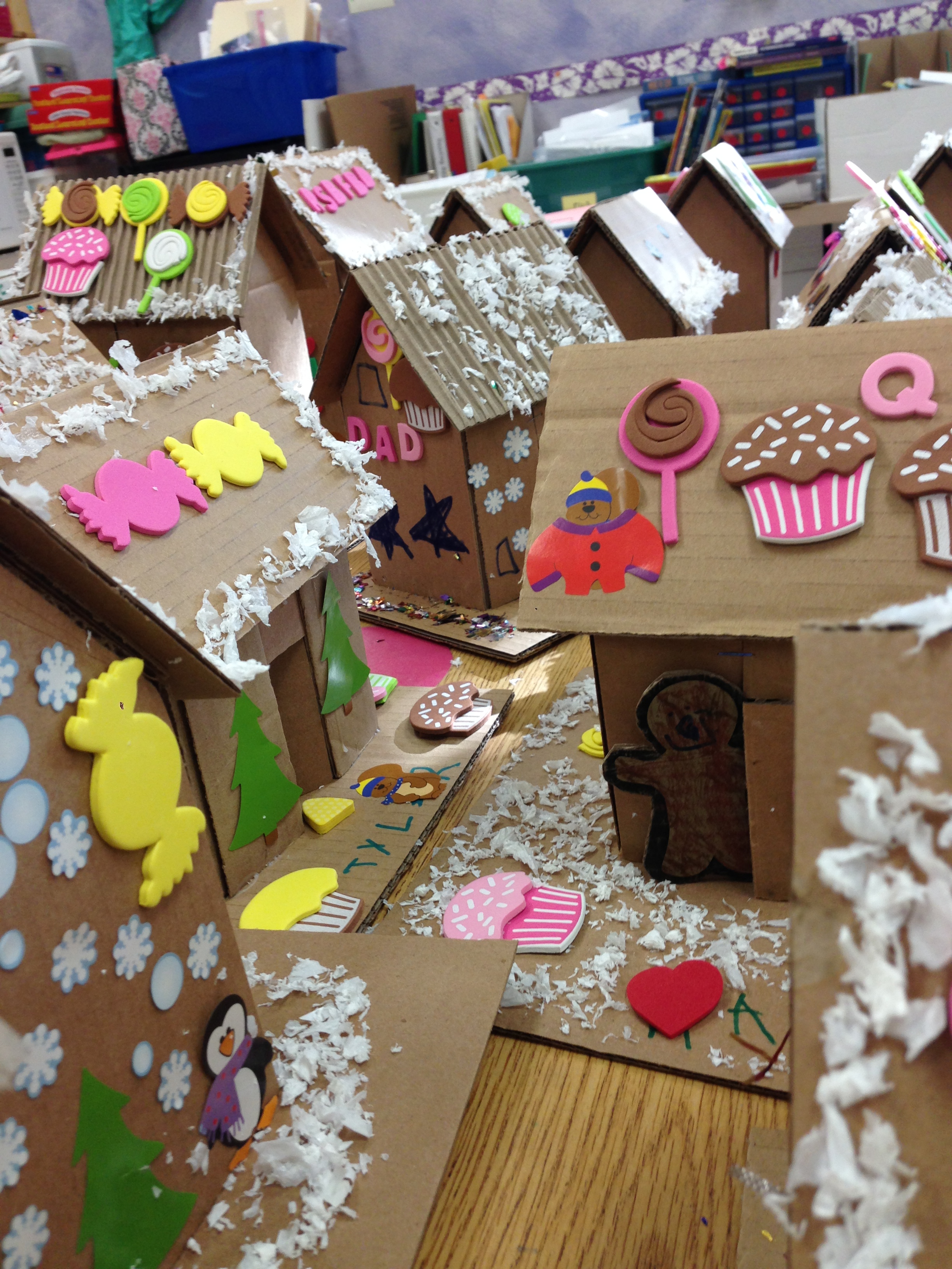 Gingerboard Houses (by Kids)