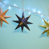 How-To: Origami Star Holiday Decorations