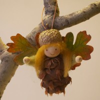 How-To: Pine Cone Fairy Ornament