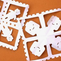 How-To: Lego Inspired Paper Snowflake