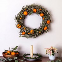 How-To: Holiday Citrus Wreath