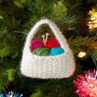 How-To: Yarn Basket Ornament