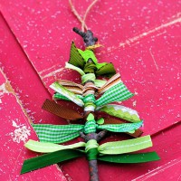 How-To: Twig and Ribbon Tree Ornament