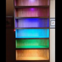 A Sound-Reactive RGB LED Bookshelf