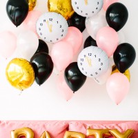 How-To: DIY Clock Balloons for New Year’s Eve