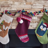 How-To: Last-Minute Stitched Felt Stockings