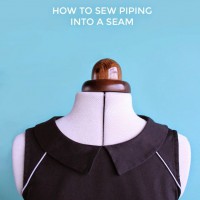 How-To: Sew Piping into a Seam