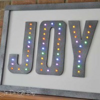 Holiday Inspiration: JOY Holiday Marquee