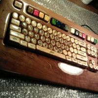 Turning Your Plastic Computer Keyboard Into A Wooden One