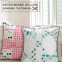 How-To: Bow Tie Patchwork Pillow