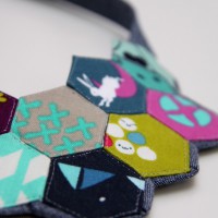 How-To: Paper Pieced Hexagon Necklace