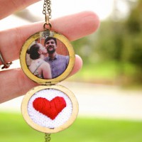 How-To: Embroidered Heart Locket