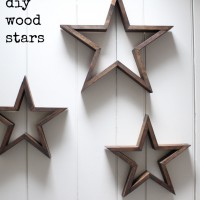 DIY Pottery Barn Inspired Wooden Stars