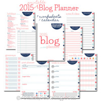 Crafter Tools: Printable 2015 Blog Planner