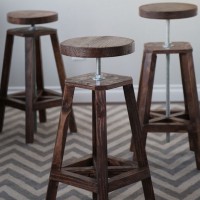 Bottoms Up: Build These Stylish Adjustable-Height Bar Stools