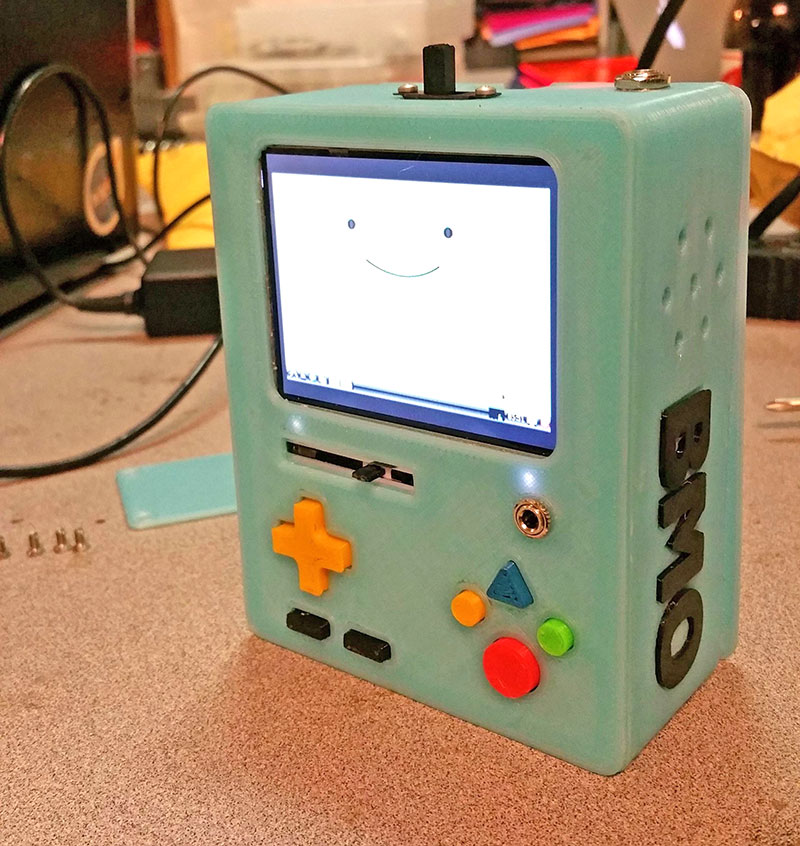 raspberry pi-powered bmo brings adventure time to life make: