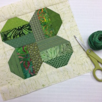 Sew Lucky: Four-Leaf Clover Quilt Block