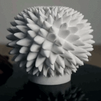 Nature-Inspired Animated 3D-Printed Sculptures