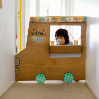 Cardboard Chuckwagon: DIY Food Truck For Kids