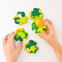 Kid Crafts: St. Patrick’s Day Shamrock Crayons