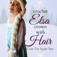 How-To: Frozen-Inspired Crocheted Elsa Crown with Braid