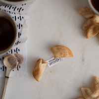 Get Lucky Making These Cinnamon Fortune Cookies