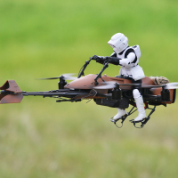FPV Star Wars Speeder Bike Quadcopter Puts You in the Driver’s Seat