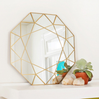 Handmade Decor: DIY Gem Mirror + Easy Glass Cutting