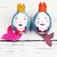 How-To: Mermaid Easter Eggs