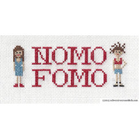 Broad City NOMO FOMO Cross-Stitch Sampler