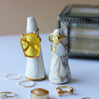 Polymer Clay Ring Cones: DIY Organization that Looks Like Art