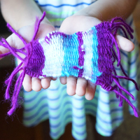 Simple Cardboard Box Loom