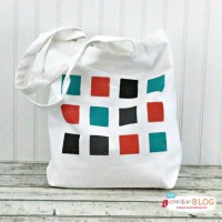 Carry It All in Style: DIY Color Block Tote Bag