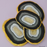 Fancy Faux Agate Coasters