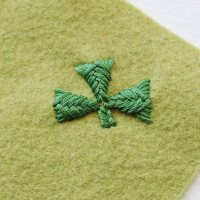 Stitch It: Embroidered Sprat’s Head Shamrocks