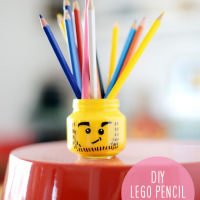Lego Man Pencil Holder
