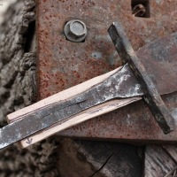 Backyard Blacksmith Forges Viking Sword From Vehicle Parts