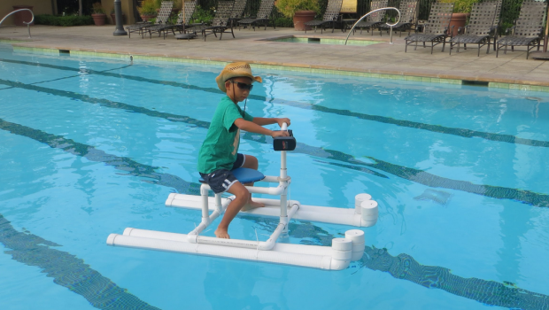 Hydrojet-Powered Personal Pool Pontoon from PVC | Make: DIY Projects 