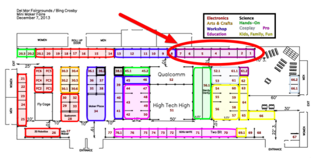 Clustering Maker Institutions on the Maker Faire Floor