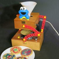 Decorate Desserts with a CNC Cookie Monster Spirograph Machine