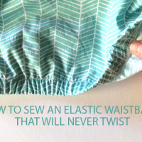 Garment Basics: Sew an Elastic Waistband That Will Never Twist