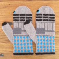 Exterminate the Chill: Knit Doctor Who-Inspired Dalek Mittens